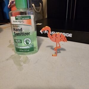 Orange Flamingo Figurine